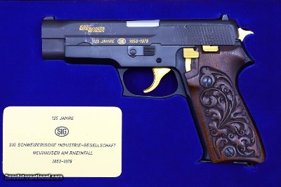 SIG Sauer, P220, Early, Commemorative, Presentation Case, JP1552, I-1146