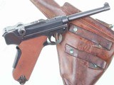 Attractive Swiss Bern M1929 Luger Red Grip Military, I-300