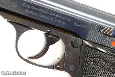 Walther, PP, German, Wartime Commercial, Swiss Retailer, 180359P, I-344 - Image 3 of 13