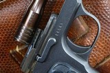 Swedish Husqvarna 1907, 9mm Br Long, Spare Barrel, Magazine, Holster, 24845, I-1156 - 14 of 17