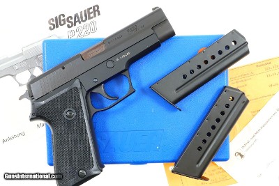 SIG Sauer, P220, Early Production, Police, G113285, I-1169