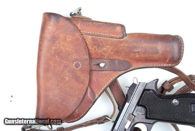 SIG, P49, Swiss Military, Scarce Transitional, Holster, A114668, I-843 - Image 11 of 13