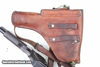 SIG, P49, Swiss Military, Scarce Transitional, Holster, A114668, I-843 - Image 9 of 13