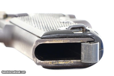 SIG, P49, Swiss Military, Scarce Transitional, Holster, A114668, I-843 - Image 7 of 13