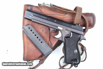 SIG, P49, Swiss Military, Scarce Transitional, Holster, A114668, I-843 - Image 2 of 13