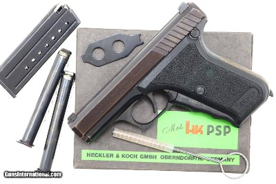 Heckler & Koch (H&K), PSP Pistol, P7, Boxed, 9mmP, 372, I-1074