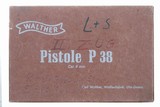 Walther, P38, Commercial, STEEL FRAME, as New In Box, I-637 - 9 of 14