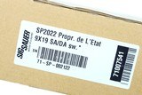 SIG Sauer, SP2022, French Police, NIB, 71-SP-002122, I-1220 - 6 of 14