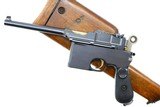 Mauser C96 Broomhandle Early Flatside, Correct Stock, 21516, FB00726 - 1 of 16