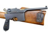 Mauser C96 Broomhandle Early Flatside, Correct Stock, 21516, FB00726 - 2 of 16