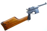 Beautiful Mauser C96 Prewar Bolo, Matching Stock, 42822, FB00731