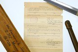 Unbelievable WWII Japanese Katana/Tanto Time Capsule, Capture Papers, X-279 - 4 of 25