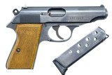 WWII German Walther PP, Police Eagle F, #358194 P,
A-1858 - 2 of 11