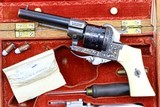 Beautiful Baby LeFaucheux Revolver, Engraved, Cased, PCA-183 - 1 of 15