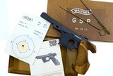 Walther GSP, German Target Pistol, Orthopedic Grips, G1178, I-1083