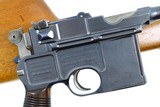 Mauser, C96, Broomhandle Pistol, Conehammer Stock, ANTIQUE, 1975, O-107 - 3 of 22