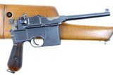 Mauser, C96, Broomhandle Pistol, Conehammer Stock, ANTIQUE, 1975, O-107 - 11 of 22
