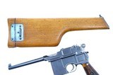 Mauser, C96, Broomhandle Pistol, Conehammer Stock, ANTIQUE, 1975, O-107 - 16 of 22