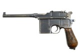 Mauser, C96, WWI, Wartime Commercial Pistol, Military accepted, 7.63mm, 342179, FB00829 - 1 of 16