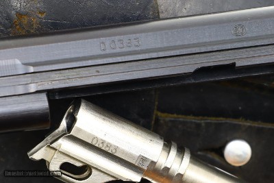 SIG P210-4, German Police, Rig, D0383, I-1196 - Image 8 of 14