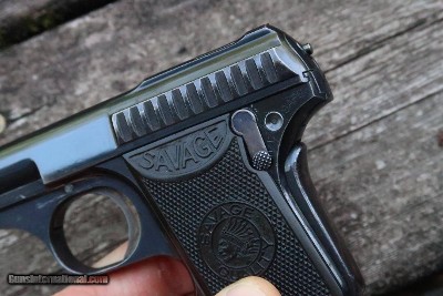 Savage, Prototype, .25 ACP, 1001M, PCA-118 - Image 5 of 12