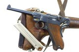 DWM, Swiss Military, 1906 Luger, Holster, #15037, I-1167 - 1 of 17