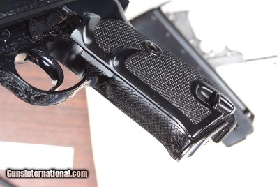 Walther, P38, Blue Engraved, Matching Box, Target, 415188, A-1306 - Image 3 of 17