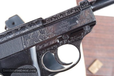Walther, P38, Blue Engraved, Matching Box, Target, 415188, A-1306 - Image 12 of 17