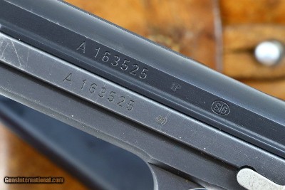 SIG, P49, Swiss Military, Matte Finish, Holster, A163525, I-1209 - Image 7 of 14