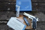 Smith & Wesson, Model 59 , Nickled Pistol, As NIB, A623963, A-1653 - 1 of 16