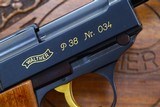 Phenomenal Walther, P38, German Pistol, 50 Year Commemorative, NIB, 034, I-1027 - 10 of 16