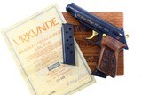 Walther, PP, 50 Jahre, German Pistol, Cased Ensemble, 7.65mm, CW029, I-1056 - 9 of 12