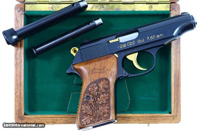 Walther, PP, 50 Jahre, German Pistol, Cased Ensemble, 7.65mm, CW029, I-1056