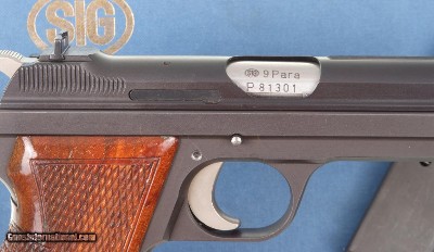 SIG P210-6, Swiss, Matte, Extra Barrel, P81301, I-296 - Image 5 of 12