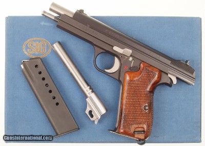 SIG P210-6, Swiss, Matte, Extra Barrel, P81301, I-296