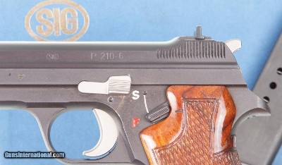 SIG P210-6, Swiss, Matte, Extra Barrel, P81301, I-296 - Image 4 of 12