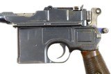Mauser, C96, WWI, Wartime Commercial Pistol, Military accepted, 7.63mm, 249615, FB00828 - 3 of 17