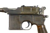 Mauser, C96, WWI, Wartime Commercial Pistol, Military accepted, 7.63mm, 306285, FB00831 - 1 of 13