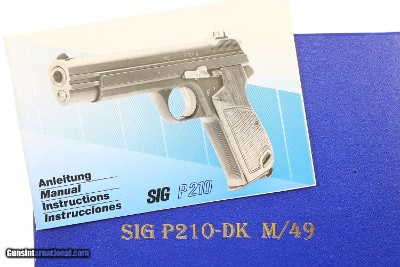 SIG M49, Danish Military, High Polish, Matching Box, 8684, I-1197 - Image 11 of 13