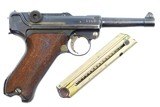 German WWI Military Luger, dated 1918, 9mmP, 8091e, FB00777 - 2 of 25