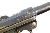 German WWI Military Luger, dated 1918, 9mmP, 8091e, FB00777 - 5 of 25