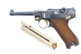 German Erfurt WWI Military Luger, dated 1917, Matching Mag, 7960g, FB00778 - 1 of 25