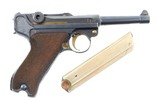 German Erfurt WWI Military Luger, dated 1917, Matching Mag, 7960g, FB00778 - 2 of 25