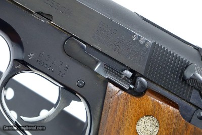 Scarce Smith & Wesson (S&W) Model 39 Steel Frame Pistol, 63178, FB00886 - Image 4 of 14