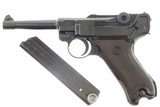 German Mauser Luger, 1937 dated, S42 code, VOPO rework, 7854, FB00752