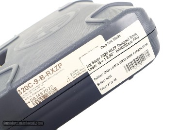 SIG Sauer P320, RXZP Compact, 9mmP, 58J487072, A-1910 - Image 9 of 10