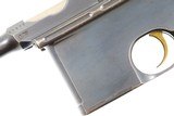 German Mauser C96 Flatside Pistol, Factory-Matching Stock, 27212, FB00845 - 17 of 25