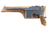 German Mauser C96 Flatside Pistol, Factory-Matching Stock, 27212, FB00845