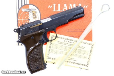 Gabilondo y Cia, Llama Especial X1, Spanish Pistol, 9mmP, 506650, A-1756