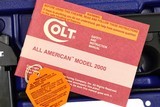 Colt, All American Model 2000, As NIB, PF06904, FB00996 - 12 of 15